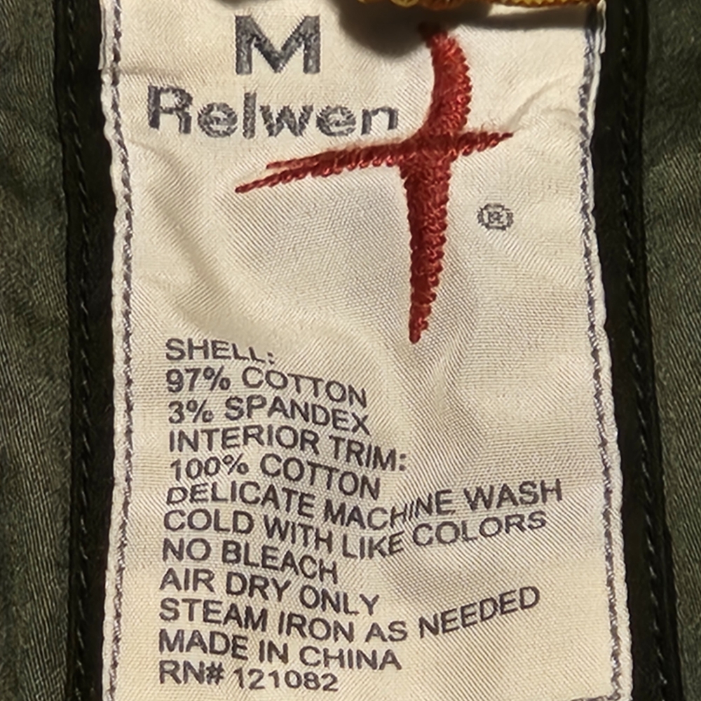 Relwen Black Lightweight Jacket NWT - Picture 16 of 16